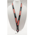 Digitally Sublimated Lanyard w/ Sewn in Badge Reel